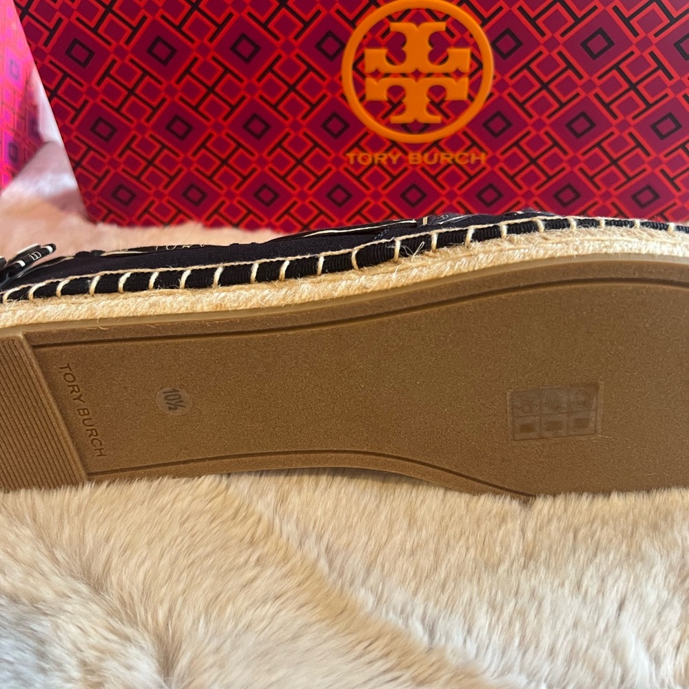 NIB Tory Burch Navy Espadrille Flats (navy) 10.5 - Picture 7 of 7